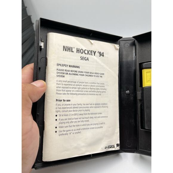 NHL Hockey '94 (Sega Genesis, 1993) Complete CIB - Picture 8 of 10